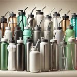 Straw-Cap Sports Bottles