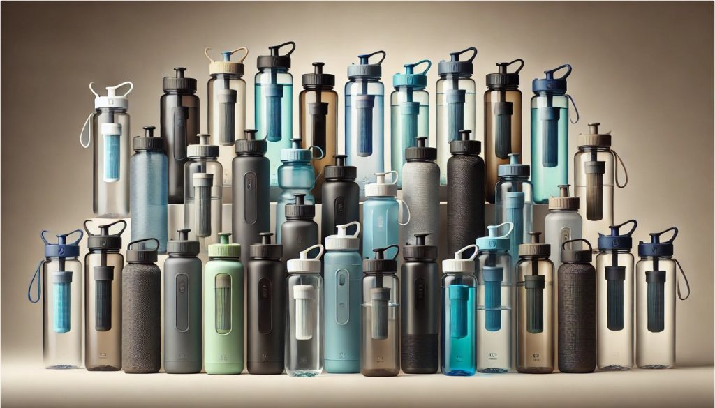 Portable Filtered Water Bottles